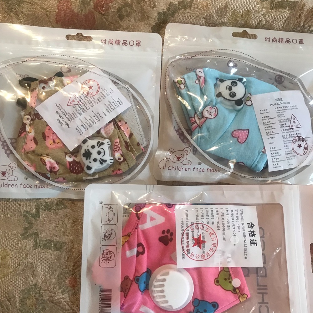3 Kids face mask